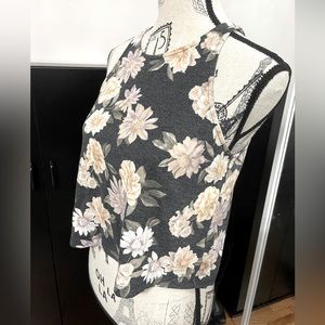 Floral crop top